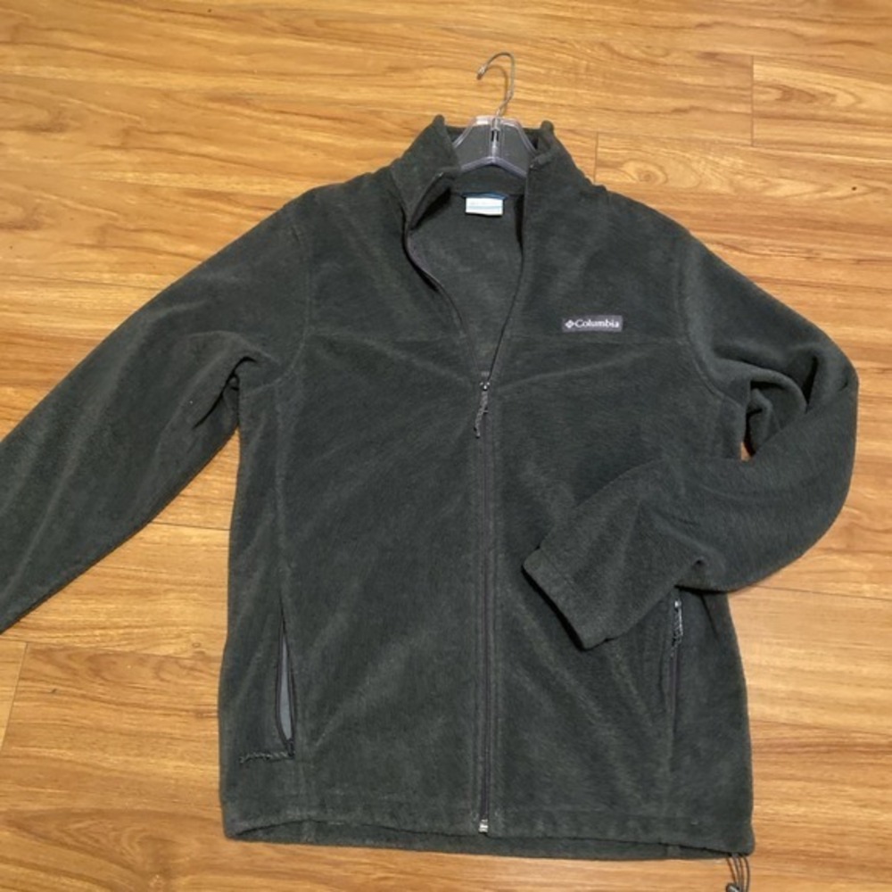 Columbia Men's Zip Gray‎ Fleece S 117